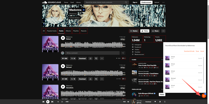 AddonCrop SoundCloud Music Downloader