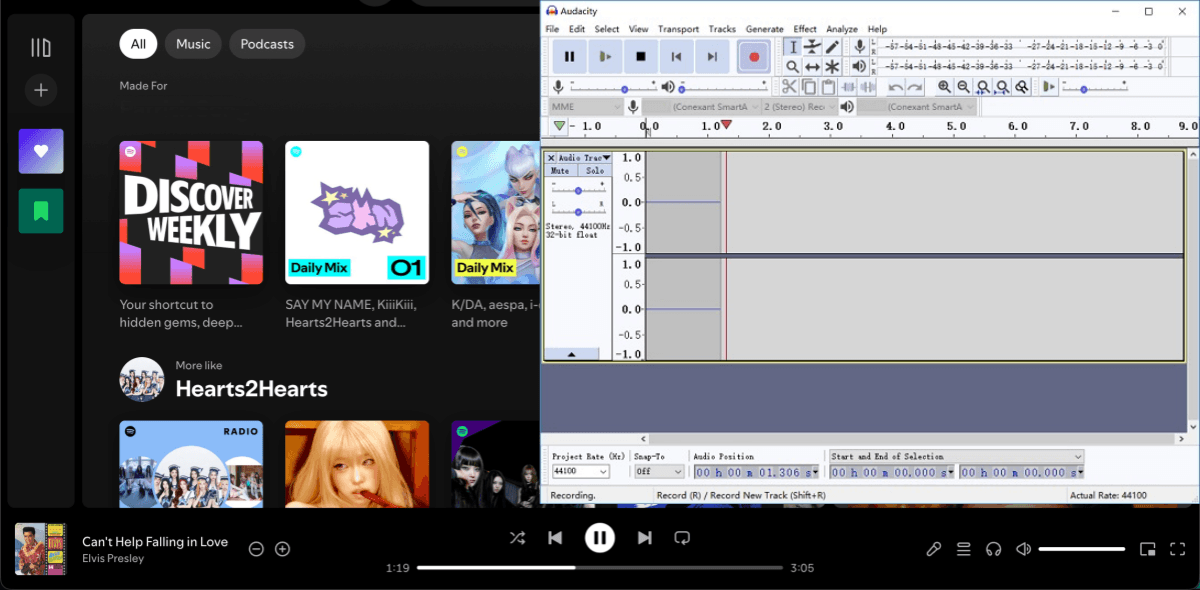 Use Audacity as a Spotify Music Recorder