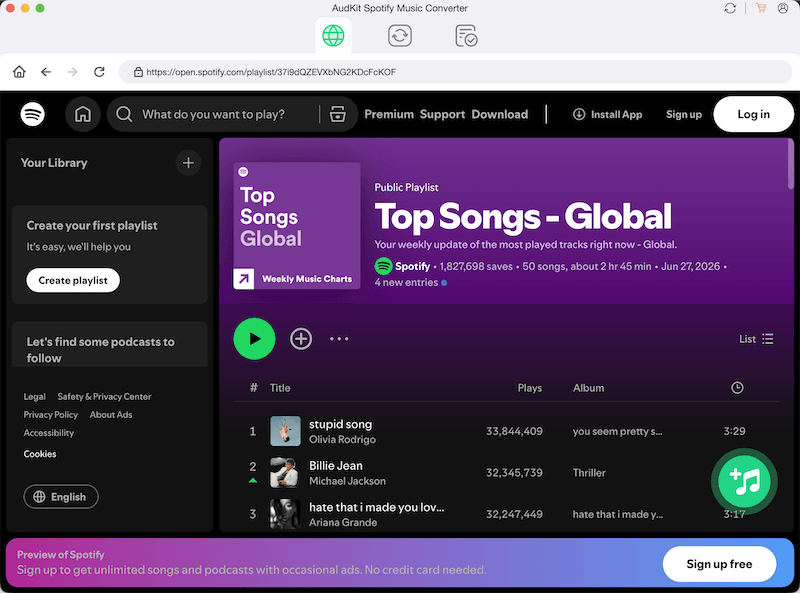 Audkit Spotify Music Converter