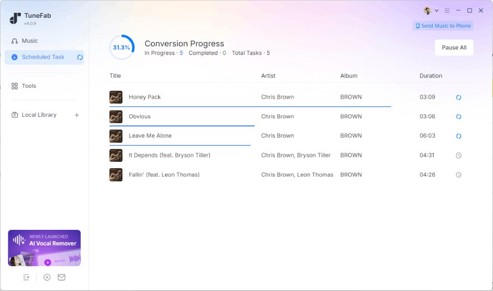 Converting Music from YouTube to WAV