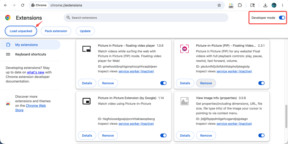 Google Chrome Setup for Extension Install