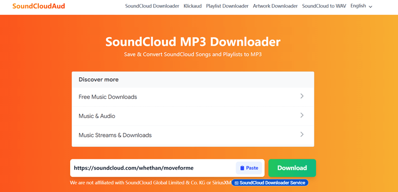 SoundCloudAud SoundCloud Downloader