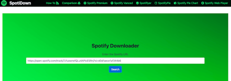 How to Download Spotify Music in SpotiDown