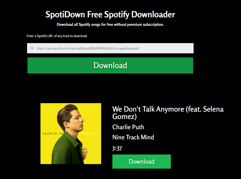 Spotidown Free Spotify Downloader