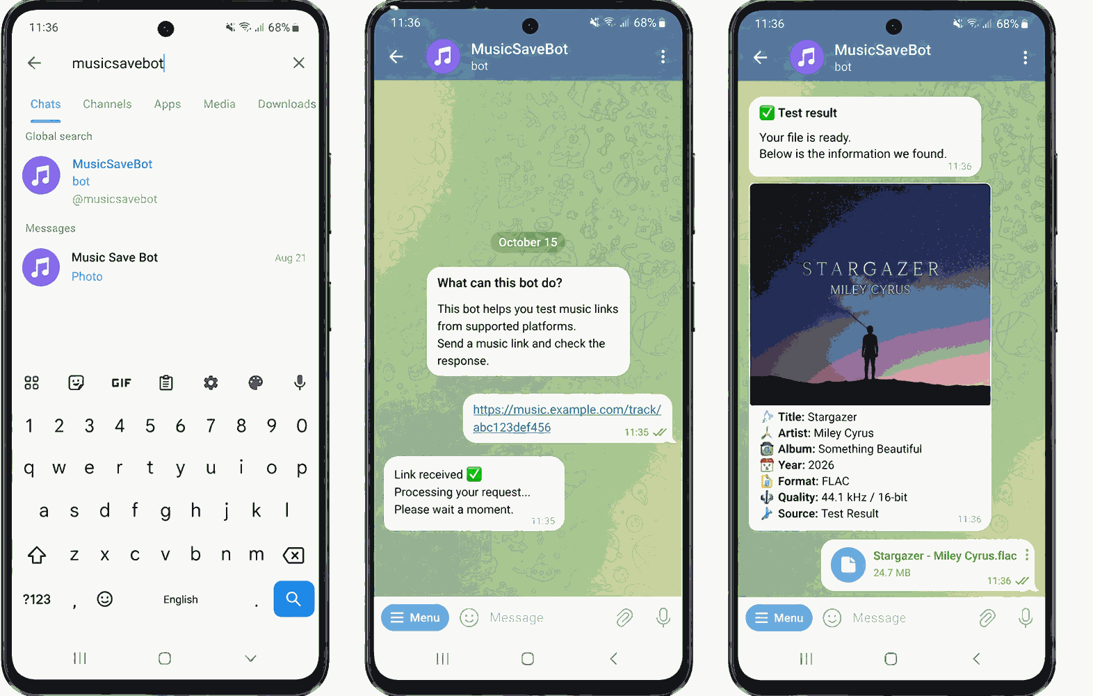 Deezer Downloader Bot on Telegram