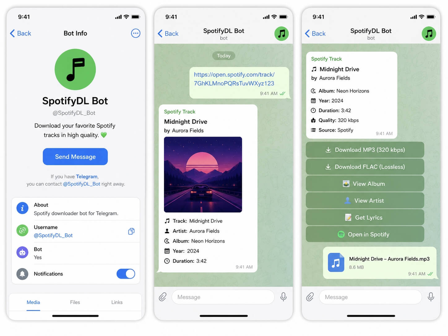 Telegram Spotify Downloader Bots