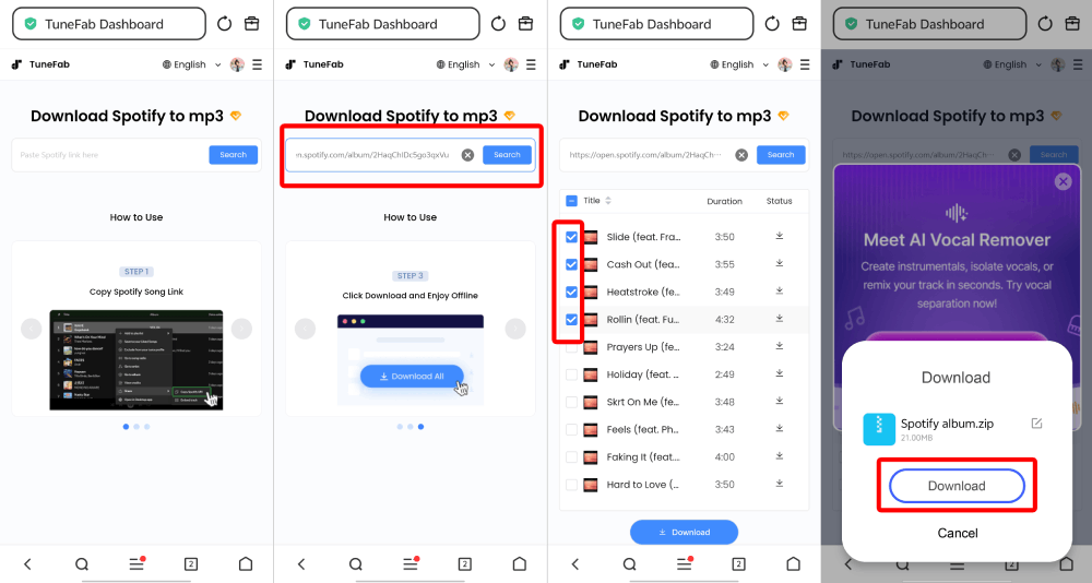 TuneFab Spotify Converter to Mp3 Free
