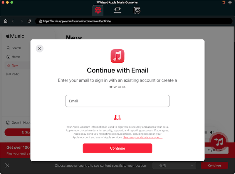ViWizard Apple Music Subscription Required