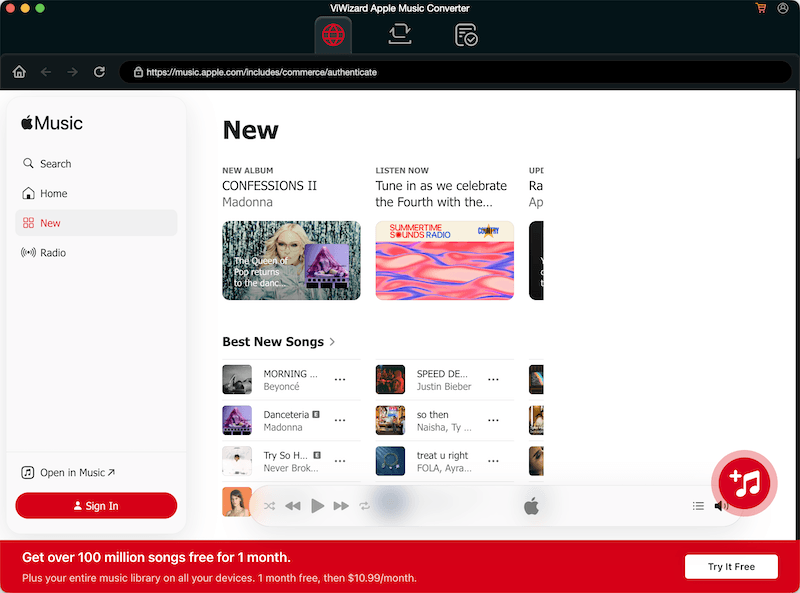 ViWizard Apple Music Converter Login