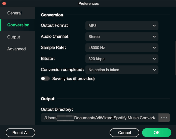 Viwizard Spotify Music Converter Output Quality