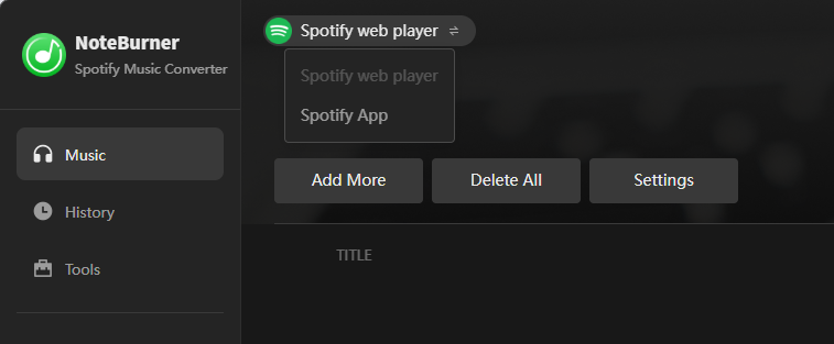 Web Player Mode and App Mode Selection